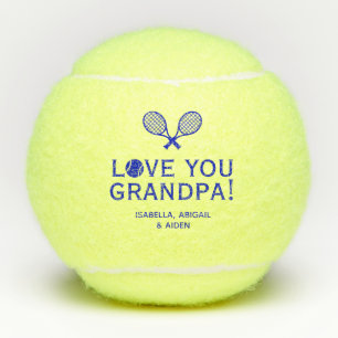 Love You Grandpa Tennis Balls