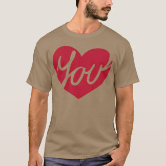 Love You Heart funny T-Shirt