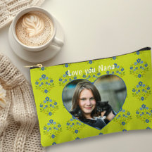Love You Heart Photo Chartreuse Floral Art