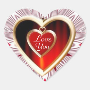 Love You_ Heart Sticker