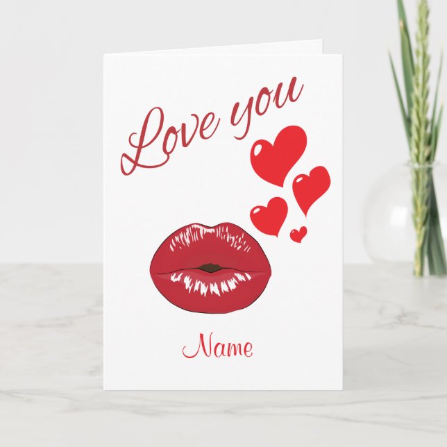 Love You Holiday Card (Front)