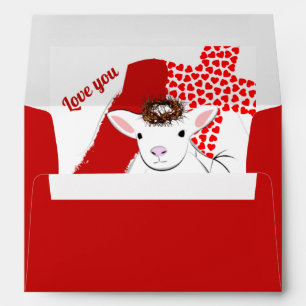 Love You Jesus Lamb Of God Matching Envelopes