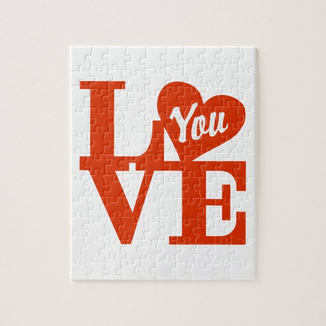 LOVE You Jigsaw Puzzle (Vertical)