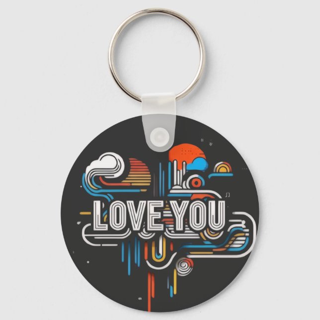 Love you key ring (Front)