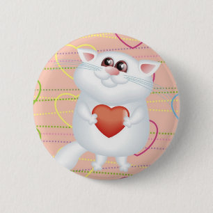 Love You Kitty button