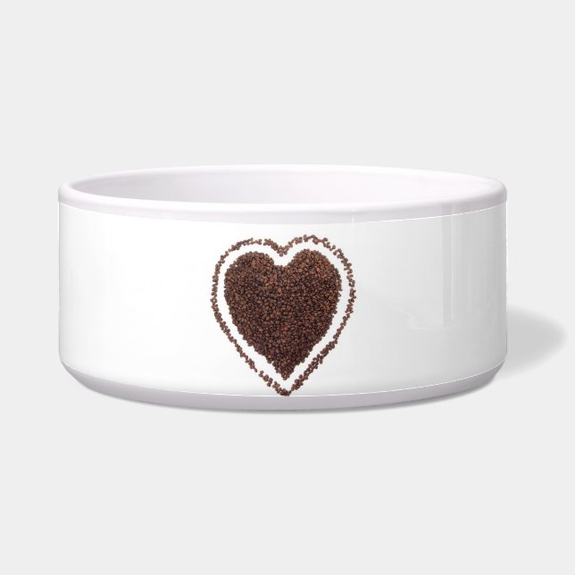 love you like Coffee Cat Bowl (Front)