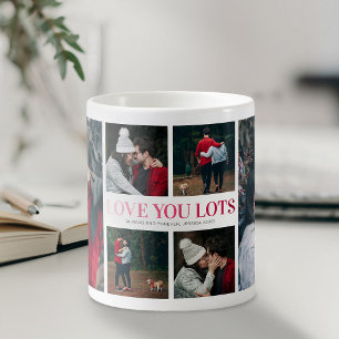 Love You Lots 6 Photo Coffee Mug