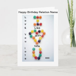 Love you Lots Mum Dad Daughter Son Sister Friend Card