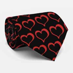 Love You Lots Valentine Day Hearts Tie