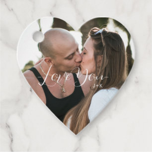 Love you, love couple favour tags