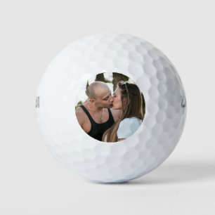 Love you, love couple golf balls