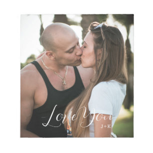 Love you, love couple notepad