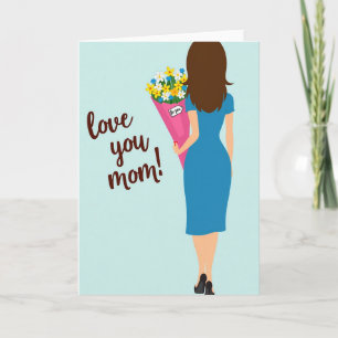 Love You Mom Flowers Gift Card