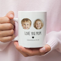 Love You MOM | Personalised Face Photo | Custom