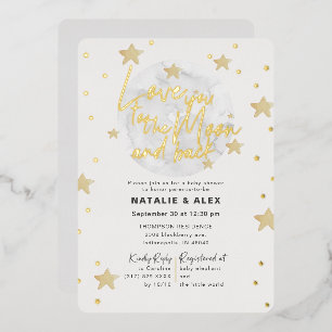 Love You Moon & Back Neutral Baby Shower
