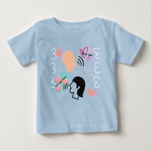 "love you More" Baby T-Shirt