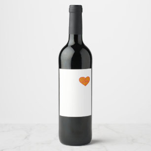 Love You More Clean Layout Style Wine Label