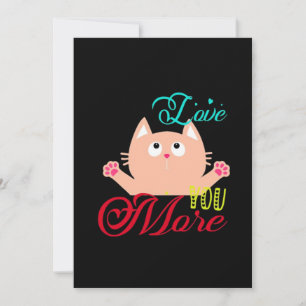 Love You More Elegant Style  Holiday Card