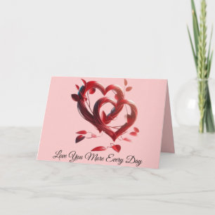 Love You More Every Day Holiday Card