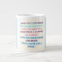 Love you more occasion gift with words