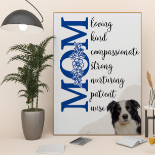 Love you Mum...from your Border Collie Poster