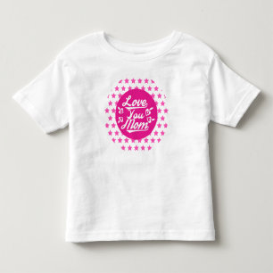 Love You Mum - Mother's Day Circle Design-11096 Toddler T-Shirt