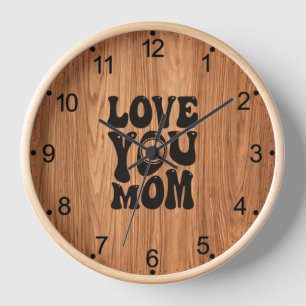 Love You Mum Mother's Day Design-51727 Clock