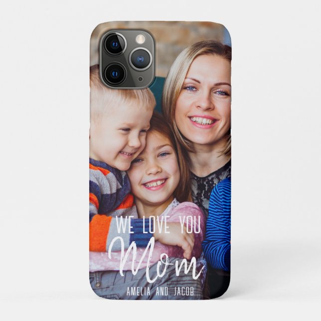 Love you Mum personalised photo gift  for mum Case-Mate iPhone Case (Back)