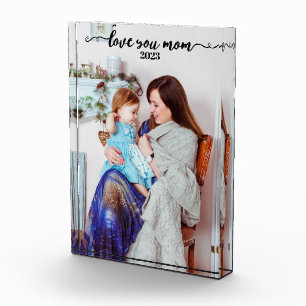 Love You Mum Photo Block