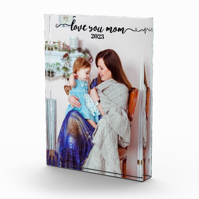 Love You Mum Photo Block (Right)