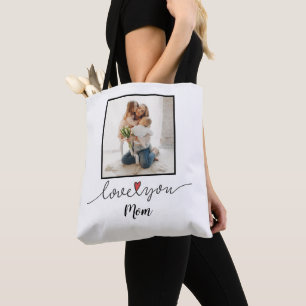 Love You Mum Photo Mother's Day Tote Bag