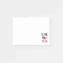 Love You Mum Post-it Notes