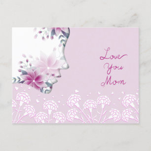Love You Mum Postcard