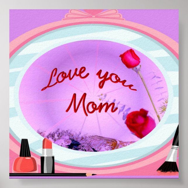 Love You Mum Poster (Front)