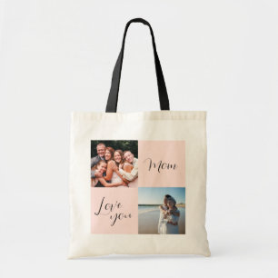 "Love you Mum" sentimental photo gift for mothers  Tote Bag