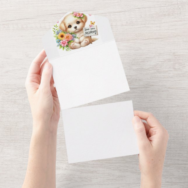 "Love You Mummy – A Heartfelt  All In One Invitation (Tearaway)