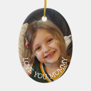 Love You Mummy, Christmas Gift for Mum Christmas Ceramic Tree Decoration