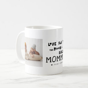 Love You Mummy Hand Written Two Photo Collage Coffee Mug