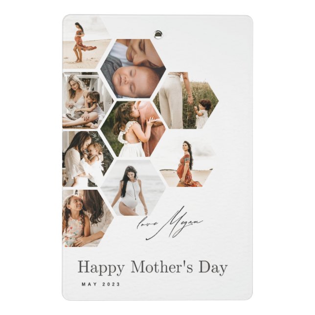 Love you  Mum's Mini Clipboard (Back)