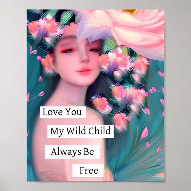 Love You My Wild Child Poster (Front)