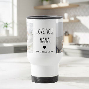 Love You Nana Personalised Custom Photo Gift Travel Mug