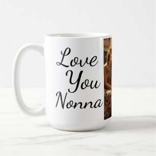 Love You Nonna/Nanna Custom Photo Coffee Mug
