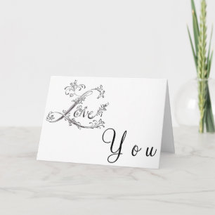 "LOVE YOU" ON YOUR BIRTHDAY AND EVERY DAY! CARD