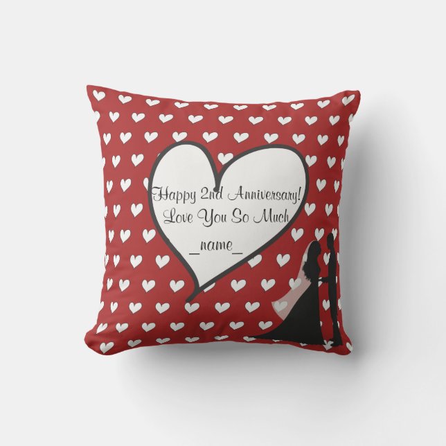 love you outdoor pillow (Front)