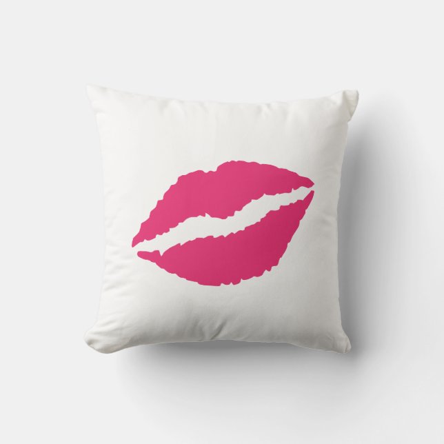 Love You Personalised Kiss Pillow (Front)
