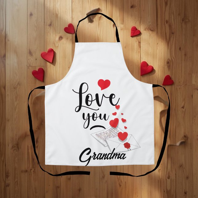 Love You Personalized Apron (Creator Uploaded)