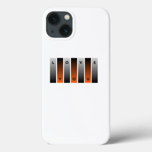 Love you quote typography iphone 13 case