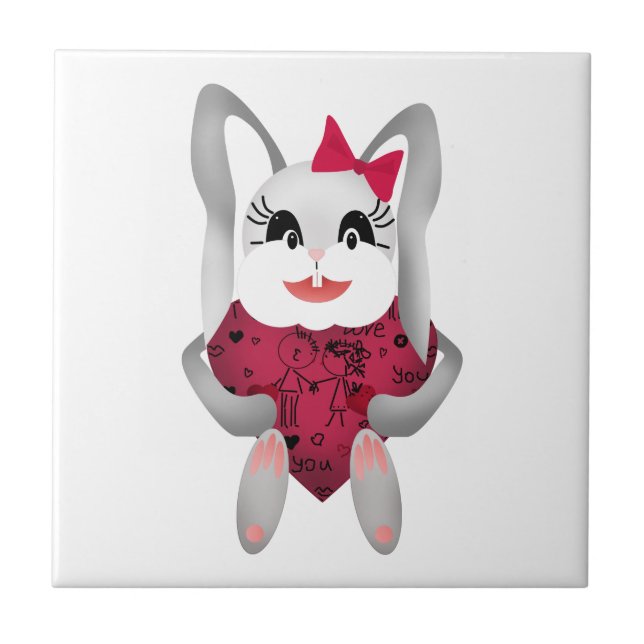 Love you tile (Front)