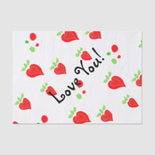 Love You Tissue Paper