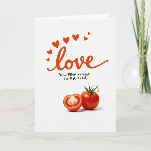 Love You To Ma Toes Card (Front)